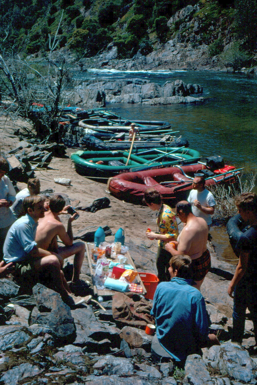 Old military style rafts at Rose Creek - whoa! - The Stan | The Stan